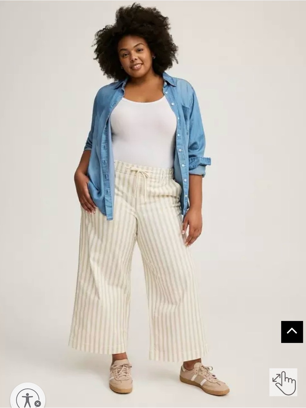 Torrid Weekend Wide Leg Cropped Pants